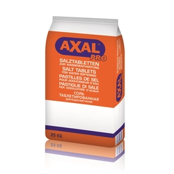 Sal para filtros amaciadores de água Axal Pro, 25 kg