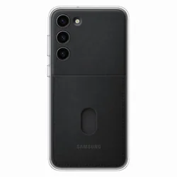 Samsung Galaxy S23+ Frame Cover tok cserélhető hátlappal, fekete