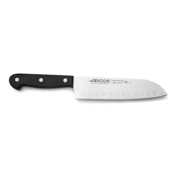 Santoku nož s kugličnim brušenjem, UNIVERZALNA serija Arcos, crna (L)290mm Osnovna varijanta