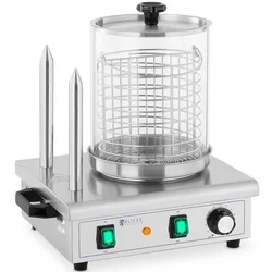 Scalda hot dog 2 contenitore per spiedini per 30 salsicce 550 W