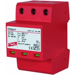 Scaricatore di sovratensione Dehn C Tipo 2 PV 1000V DC 3P 12,5kA 4kV (950530)