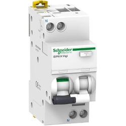Schneider Disyuntor de corriente residual iDPN H Vigi 1p+N 20A 30mA tipo A (A9D37620)