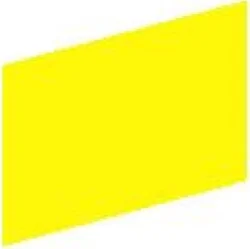 Schneider Electric Gelbes rechteckiges Beschreibungsschild 19x27mm ohne Aufdruck ZBY5102