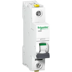 Schneider Electric har angivet 1P B 10A 6kA AC iC60N‑B10 A9F03110
