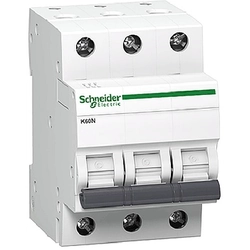 Schneider Electric har angivet 3P C 10A 6kA AC K60N - A9K02310