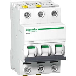 Schneider Electric har valt 3P B 10A 6kA AC iC60N - A9F03310