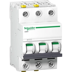 Schneider Electric har valt 3P C 16A 10kA AC iC60H-C16-3 (A9F07316)
