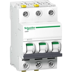 Schneider Electric har valt 3P D 63A 10kA AC iC60H-D63-3 (A9F08363)