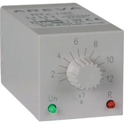 Schneider Electric időzítő relé 2P 5A 1-12min 220-230V AC/DC bekapcsolás a beállított időre RTX-133 220/230 12MIN (2000654)