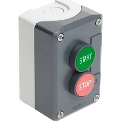 Schneider Electric Kontrolna kutija 2-otworowa START/STOP siva IP65 XALD215