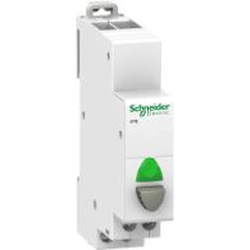 Schneider Electric Modulaarinen painike 20A 1Z vihreällä merkkivalolla iBP (A9E18036)