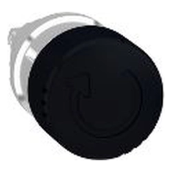 Schneider Electric Mushroom button Ø30 black rotation without backlight metal plain (ZB4BS42)