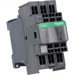 Schneider Electric Power contactor I= 12A [AC-3], room contacts 1NC+1NO, voltage coils 24 V DC LC1D123BL