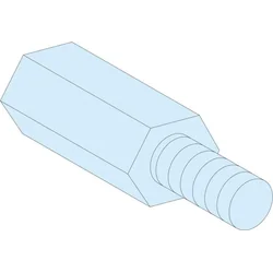 Schneider Electric Prisma Plus - G and P system, hexagonal spacers, M5, height 23mm LVS03186