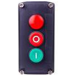 Schneider Electric Scatola di controllo 3-otworowa I/O + lampada di segnalazione (XALD363B)