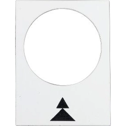 Schneider Electric Табелка с описание, бяла, правоъгълна 30x40mm (ZB2BY4909)