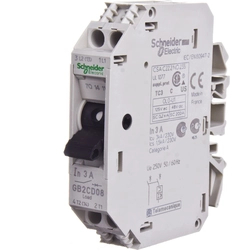 Schneider Electric Thermal magnetic switch 1+N 3A AC (GB2CD08)
