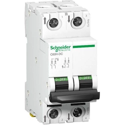 Schneider Electric Wyłącznik nadprądowy 2P C 6A 6kA DC C60H (A9N61526)