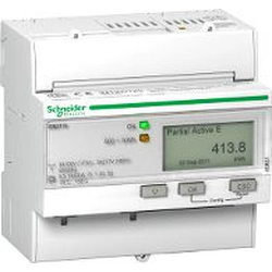 Schneider elektroenerģijas skaitītājs 1/3-fazowy 63A 100-277/173-480V kl.1/B impulsu MID digitālais modulārais iEM3110 (A9MEM3110)