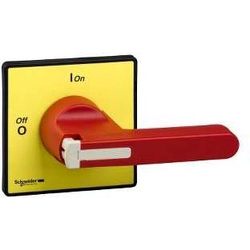 Schneider kézi forgatómű a bütykös kapcsolóhoz 90x90 piros/sárga (KDF3PZ)