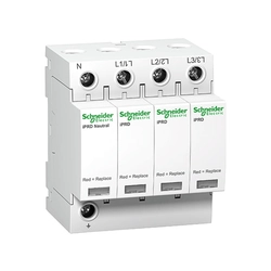 Schneider overspændingsafleder C 3P+N 65kA med hjælpekontakt iPRD-65r-65kA-350V-3PN A9L65601