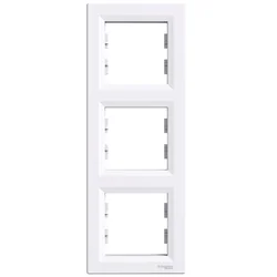 Schneider QUADRO TRIPLO VERTICAL, BRANCO