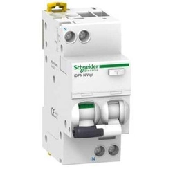 Schneider Residual current circuit breaker with overcurrent member 6A 30mA type A 1-polowy +N - A9D56606
