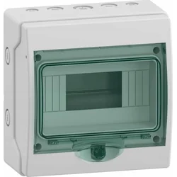 SCHNEIDERE Hermetic switchboard Schneider Mini Mureva / d.Kaedra 1x8 IP65 UV mMRV-1-8-NT-T 13443 surface-mounted transparent door