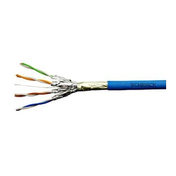 Schrack F/FTP kabel Cat.6a, HSKP423HA5, 4x2xAWG23/1,500MHz, LS0H-3,Dca, modra