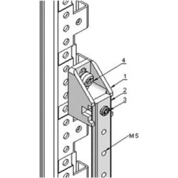 SCHROFF Kit de împământare SCHROFF pentru bucle, 440 mm, 19