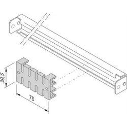 SCHROFF SCHROFF C-rail kabelmontagerail