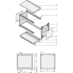 SCHROFF SCHROFF RatiopacPRO AIR Carcasa rack 19, capac extensibil, 3/4 U, 84 U, 315 mm