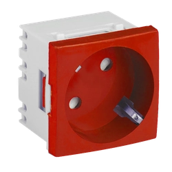 Schuko modular socket with grounding - DLX