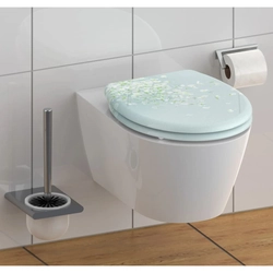 SCHÜTTE Toilet seat, soft-close, detachable FLOWER IN THE WIND