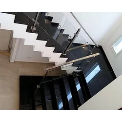 SCHWARZE GLATTE polierte Fliesen für Treppen 100x30 Hochglanz NEU