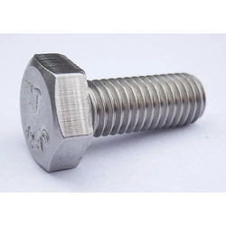 Screw M8x20 + nut M8 flange, stainless