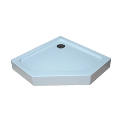 Sea Horse pentagonal shower tray 80 x 80 cm compact