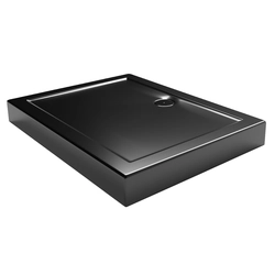 Sea-Horse rectangular shower tray 120 x 90 compact black
