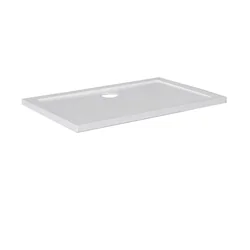 Sea-Horse Riga rectangular shower tray with white edge 120x80