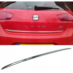 SEAT LEON II HB - BANĂ CROMĂ Cromat pe capac