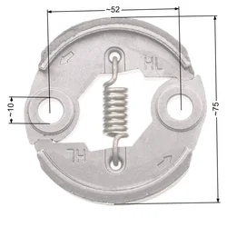 Съединител Nac 75Mm Голям пазар на метални храсторези Nz33