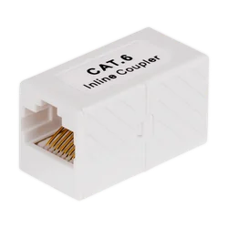 Съединител RJ45 вътрешно кабелно удължение UTP/FTP CAT6 RJ45-CON-CAT6