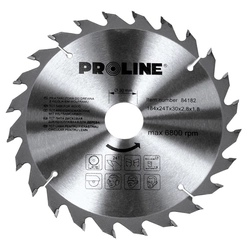 Sega circolare per legno 250x30mm 24z PROLINE 84252