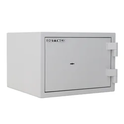 Seif certificat antiefractie antifoc FireSafe30 cheie 315x445x450mm EN14450/S2 30P gri deschis