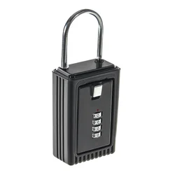 Seif mobilă Keybox1 cifru mecanic 160x65x40mm black