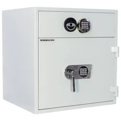 Seif sertar certificat antifractie D170 electronic 670x650x550mm EN1143-2/D1 gri deschis