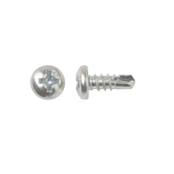 Self-drilling screw with semi-round head in galvanized steel 3.5x9.5 1000 piece/bag