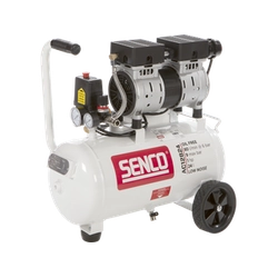 Senco AC12824 electric piston compressor Intake air: 128 l/min | 24 l | 9 bar | Oil Free | 230 V