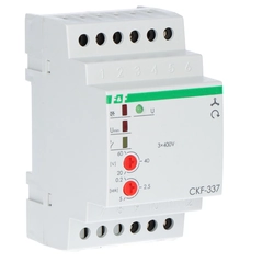 Sensor de pérdida de fase y secuencia de fase CKF-337 contactos:1P, I=10A, desequilibrio de tensión 20-50V, sin hilo neutro,3 módulos