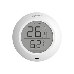 Sensor de temperatura e umidade EZVIZ Smart Home, display 1.8 polegadas, comunicação ZigBee CS-T51C sem fio